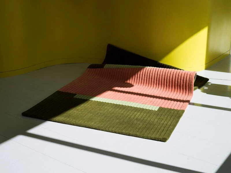 Jade Teppich, Grün - Rosa 6 Jade Teppich, Grün - Rosa – Bild 4