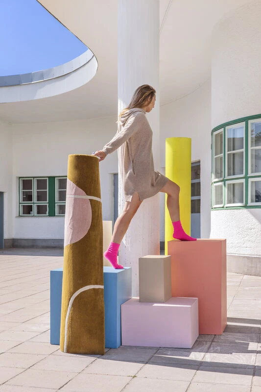 Ruukku Teppich, Gold - Blau 6 Ruukku Teppich, Gold - Blau – Bild 4