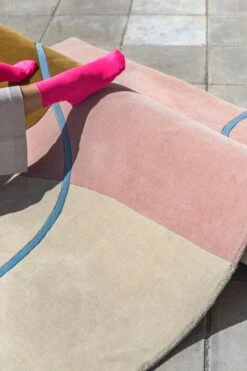 Ruukku Teppich, Rosa -Heimtextilien Finarte Galleria Ruukku Pink mood 3