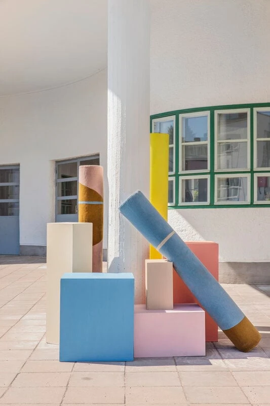 Ruukku Teppich, Gold - Blau 4 Ruukku Teppich, Gold - Blau – Bild 2