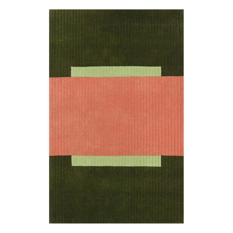 Jade Teppich, Grün - Rosa 3 Jade Teppich, Grün - Rosa