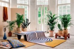 Atrium Teppich, Rosa-gold -Heimtextilien Finarte AW19 collection Atrium 3 photo Suvi Kes l inen