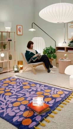 Terttu Teppich, Blau -Heimtextilien Finnish Design Shop Lights21027 hires