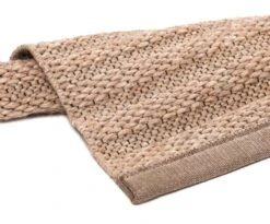 Duo Haiku Teppich, Beige -Heimtextilien Haiku 7272 beige detalj