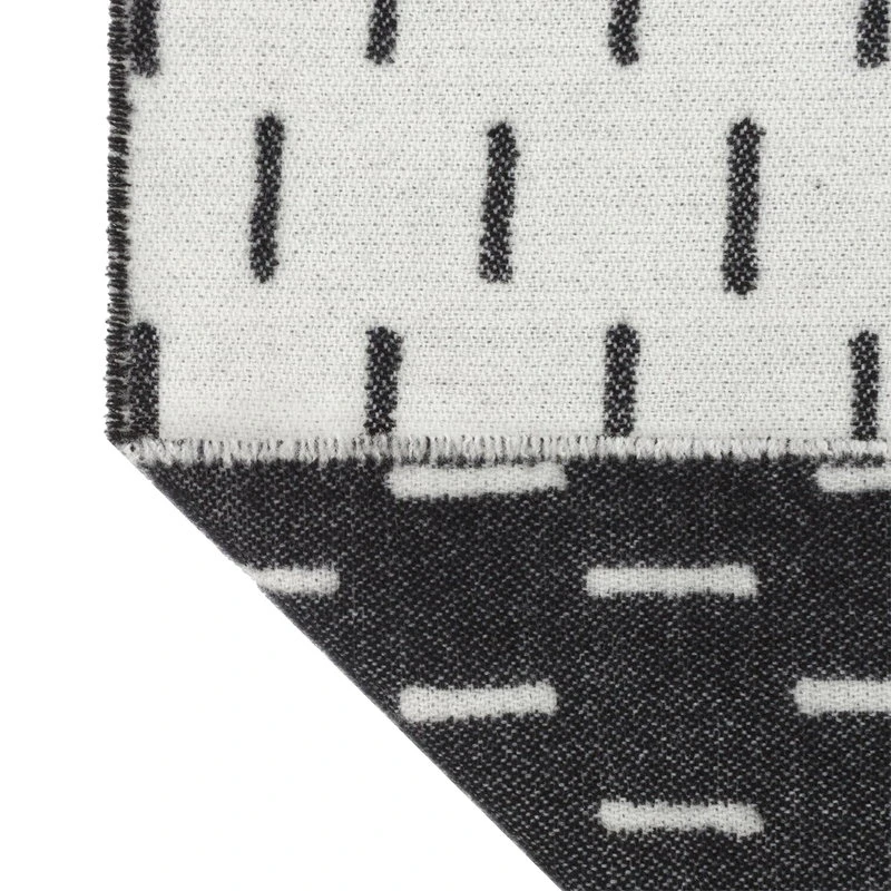 Rain Überwurf, 130 X 180 Cm, Schwarz – Weiß 5 Rain Überwurf, 130 X 180 Cm, Schwarz – Weiß – Bild 3