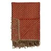 Isak Überwurf, 150 X 210 Cm, Red Sumac -Heimtextilien ISAK THROW 5353 THUMB white