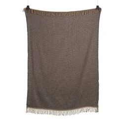 Isak Überwurf, 150 X 210 Cm, Far Away Blue -Heimtextilien ISAK THROW 5354 BACK white