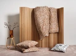 Iittala OTC Cheetah Bettbezug-Set, 150 × 210 cm, Braun -Heimtextilien Iittala 2022 Oiva Toikka collection 4 1