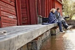 Kulkuri Decke, 130 X 190 Cm, Dunkelblau -Heimtextilien Joutsen Kulkuri fiilis 11