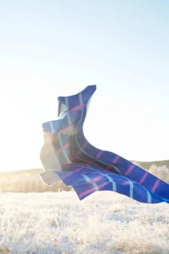 Knut Decke, 135 X 200 Cm, Kobaltblau -Heimtextilien KNUT 5454 cobolt blue