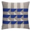 Kvam Kissen, 50 X 50 cm, Blau -Heimtextilien KVAM CUSHIONS GREEN 105214 FRONT white