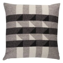 Kvam Kissen, 50 X 50 cm, Graustufen 9 Kvam Kissen, 50 X 50 cm, Graustufen -Heimtextilien KVAM CUSHIONS GREYSCALE 105211 BACK white
