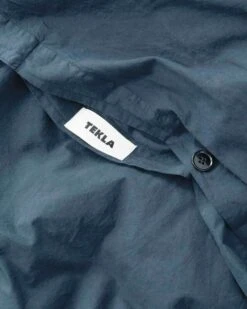 Einzelbettbezug, 150 X 210 Cm, Mitternachtsblau -Heimtextilien Kopi af midnightbluebedcloseup