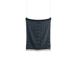 Lofoten Überwurf, 210 X 150 Cm, Hellblau – Braun -Heimtextilien LOFOTEN THROW 4551 BACK white