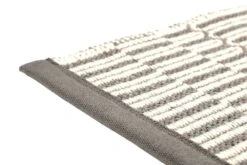 Duo Latua Teppich, Weiß - Grau 12 Duo Latua Teppich, Weiß - Grau -Heimtextilien Latua 7177 white grey corner