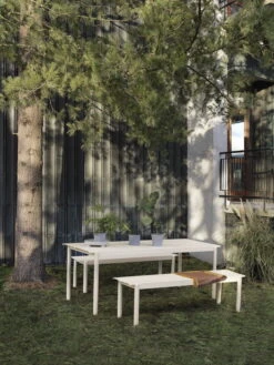 Muuto Überwurf Sway, Senfgelb -Heimtextilien Linear Steel Table Bench Off White Platform Sway Muuto Org