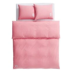 Pure Poplin Bettbezug, Korallenrosa -Heimtextilien MAGNIBERG DUVET PURE POPLIN CORAL PINK 0715