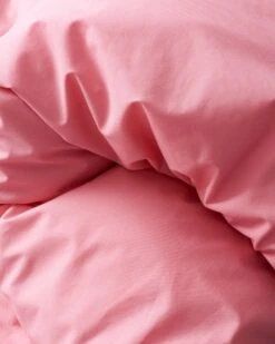 Pure Poplin Bettbezug, Korallenrosa -Heimtextilien MAGNIBERG DUVET PURE POPLIN CORAL PINK 0735