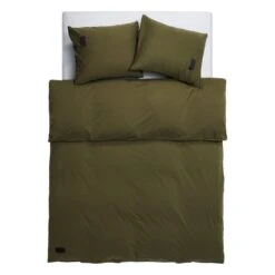 Nude Jersey Bettbezug, Verwaschenes Militärgrün -Heimtextilien MAGNIBERG NUDE WASHED JERSEY ARMY GREEN 038 1