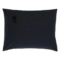 Nude Jersey Kopfkissenbezug, Verwaschenes Schwarz