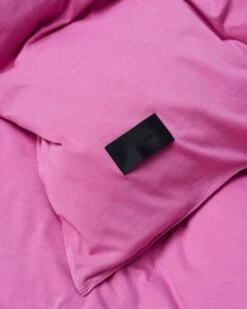 Nude Jersey-Kopfkissenbezug, Verwaschenes Orchideenrosa -Heimtextilien MAGNIBERG NUDE WASHED JERSEY ORCHID PINK 037