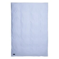 Wall Street Oxford Bettbezug, Hellblau Gestreift