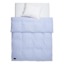 Wall Street Oxford Bettbezug, Hellblau Gestreift -Heimtextilien MAGNIBERG WALLSTREET OXFORD STRIPE LIGHT BLUE 034