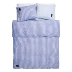 Wall Street Oxford Bettbezug, Mittelblau Gestreift 11 Wall Street Oxford Bettbezug, Mittelblau Gestreift -Heimtextilien MAGNIBERG WALLSTREET OXFORD STRIPE MEDIUM BLUE 037 1