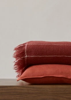 Menu Battus Decke, Sienarot -Heimtextilien MENU Mimoides Pillow Battus Throw 1