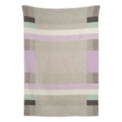 Mikkel Überwurf, 135 X 200 Cm, Grau -Heimtextilien MIKKEL THROW GREY 3756 BACK white