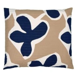 Marimekko Kevätkiuru Kissen, 60 X 60 Cm, Naturweiß - Dunkelblau - Beige