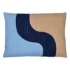 Marimekko Seireeni Kissen, 50 X 70 Cm, Hellblau - Dunkelblau - Beige