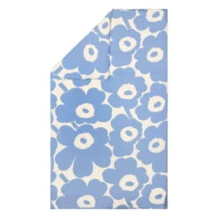 Marimekko Unikko Bettbezug, 150 X 210 cm, Hellblau - Creme -Heimtextilien MM 231 unikko dc jersey 150x210cm FR1 2