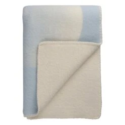 Moon Überwurf, 135 X 200 cm, Blauer Halbmond