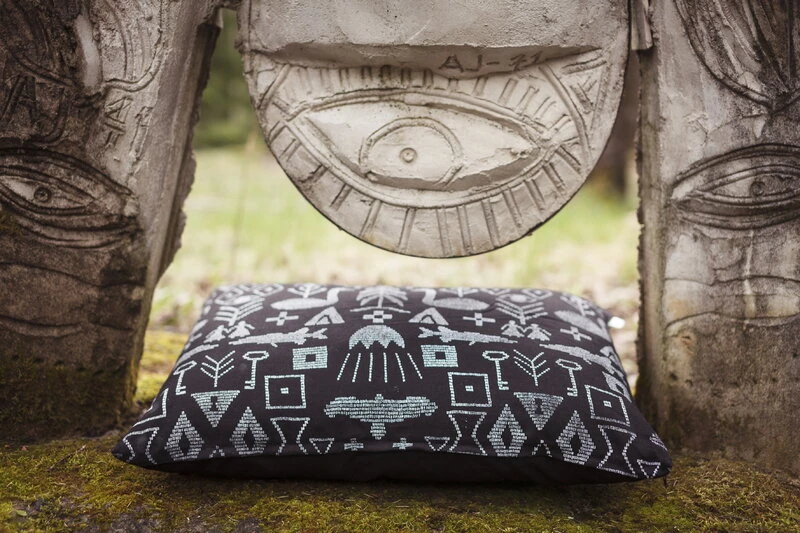 Maailman Synty Kissenbezug, 60 X 80 Cm, Schwarz - Weiß 5 Maailman Synty Kissenbezug, 60 X 80 Cm, Schwarz - Weiß – Bild 3