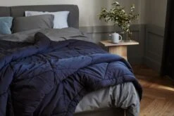 Piia Tagesdecke Für Doppelbett, 260 X 260 Cm, Ink -Heimtextilien Matri PIIA bedspread ink and ILTA night stand low 1