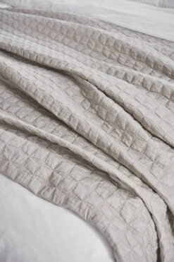 Bettüberwurf Tuike Für Doppelbett, 260 X 260 Cm, Sandbeige -Heimtextilien Matri Tuike bedspread