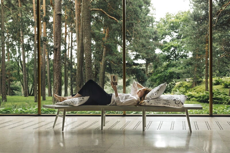 Onnenmaa Kissenbezug, 40 X 60 Cm, Weiß - Schwarz 6 Onnenmaa Kissenbezug, 40 X 60 Cm, Weiß - Schwarz – Bild 4