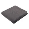 The Organic Company 6-lagige Weiche Decke, Dunkelgrau -Heimtextilien Organic Company 6Layer Soft Blanket Dark Grey Flat