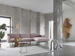 Muuto Überwurf Sway, Senfgelb -Heimtextilien Outline Chaise longue Fiord 551 Airy plum Ply Sway Leaf Floor Lamp org