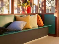 Hay Outline Kissen, 50 X 50 Cm, Gelb -Heimtextilien Outline Cushion family 01 3