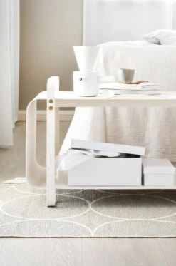 Teppich Boo 70 X 300 Cm, Leinenfarben – Vanille -Heimtextilien Pappelina BOO LINEN VANILLA 4