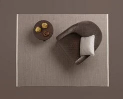 Teppich Mono, 85 X 260 Cm, Dark Mud -Heimtextilien Pappelina Mono Dark mud