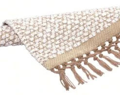 Duo Popcorn Teppich, Weiß -Heimtextilien Popcorn 7171 white white detalj