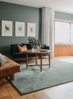 Puuteri Teppich, Olivgrün -Heimtextilien Puuteri olive 164 pienrole