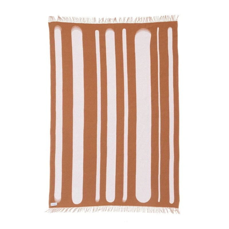 Brush Decke, Hellbraun - Milchweiß 3 Brush Decke, Hellbraun - Milchweiß