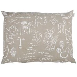 Onnenmaa Kissenbezug, 60 X 80 Cm, Beige - Weiß