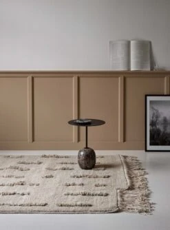 Laine Knüpfteppich, Cremeweiß -Heimtextilien Sera hihg Laine White knotted