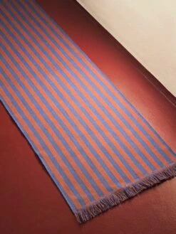 Hay Stripes And Stripes Teppich, 65 X 300 Cm, Navy Cacao -Heimtextilien Stripes and Stripes cacao sky
