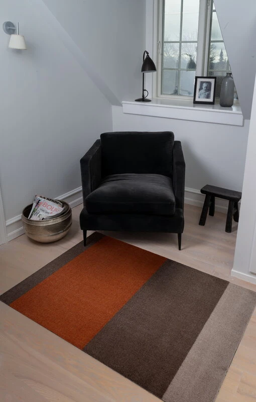 Stripes Teppich, 90 x 130 cm, Braun - Terrakotta 7 Stripes Teppich, 90 x 130 cm, Braun - Terrakotta – Bild 5